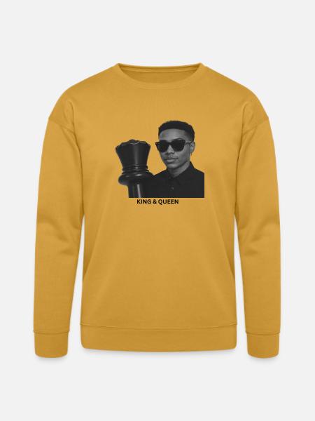 King and Queen Chess - Bella + Canvas Unisex Sweatshirt - heather mustard