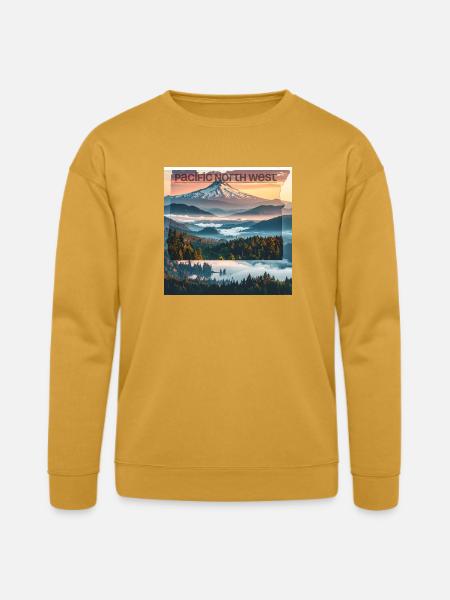 Pacific northwest - Bella + Canvas Unisex Sweatshirt - heather mustard