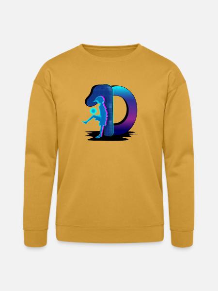 Neon Silhouette in Portal - Bella + Canvas Unisex Sweatshirt - heather mustard