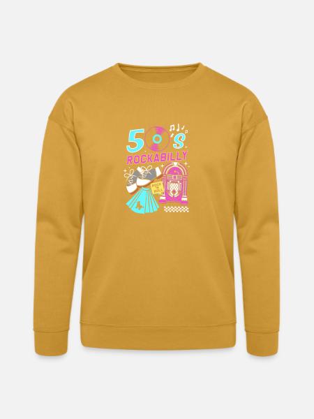 Sock Hop Party Rockabilly - Bella + Canvas Unisex Sweatshirt - heather mustard
