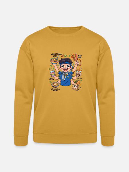 Viet Street Snack Hero - Bella + Canvas Unisex Sweatshirt - heather mustard