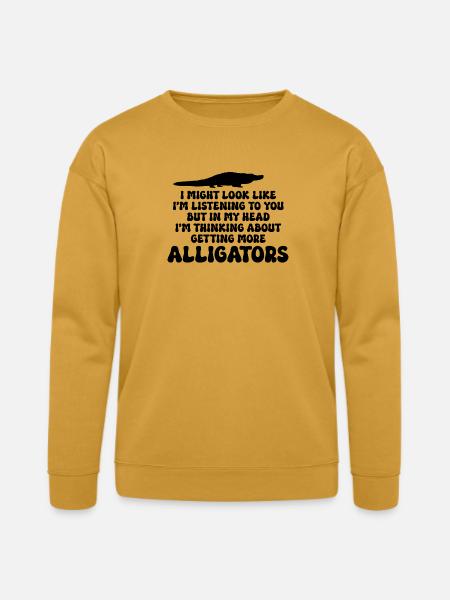 Alligator Reptil - Bella + Canvas Unisex Sweatshirt - heather mustard