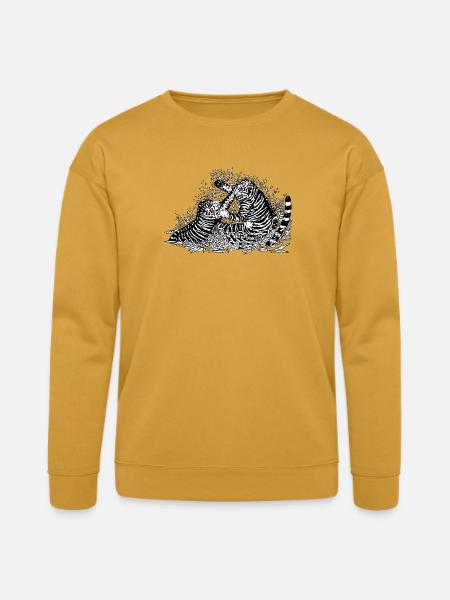 Fighting tigers - Bella + Canvas Unisex Sweatshirt - heather mustard