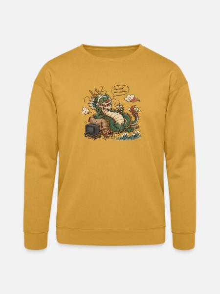 Lazy Dragon - Bella + Canvas Unisex Sweatshirt - heather mustard