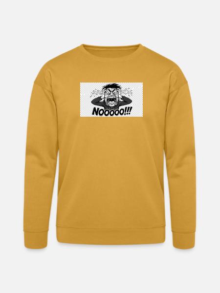 Noooo Scream Comic Style - Bella + Canvas Unisex Sweatshirt - heather mustard
