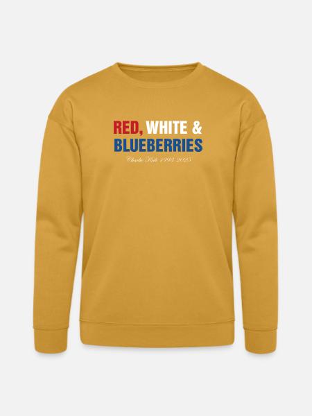Red White Blueberries - Bella + Canvas Unisex Sweatshirt - heather mustard