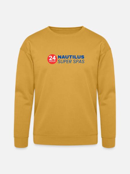 24-Hour Nautilus Super Spas - Vintage 1970s - Bella + Canvas Unisex Sweatshirt - heather mustard