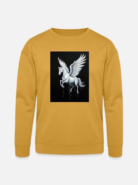 Celestial Pegasus - Bella + Canvas Unisex Sweatshirt - heather mustard