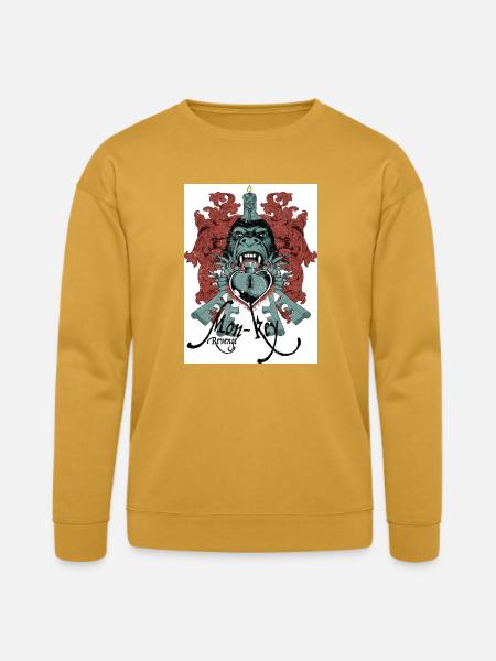 Mon-Key Revenge - Bella + Canvas Unisex Sweatshirt - heather mustard