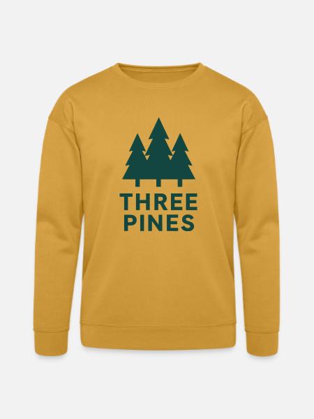 Three Pines Forest Logo - Bella + Canvas Unisex Sweatshirt - heather mustard