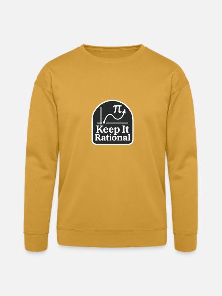 Keep It Rational Patch - Bella + Canvas Unisex Sweatshirt - heather mustard