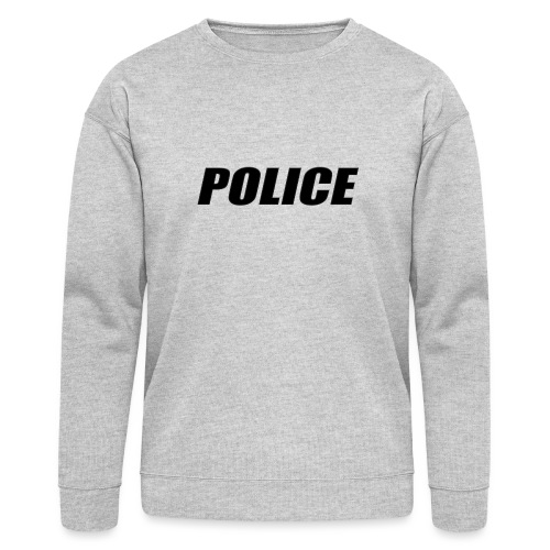 Police Black - Bella + Canvas Unisex Sweatshirt