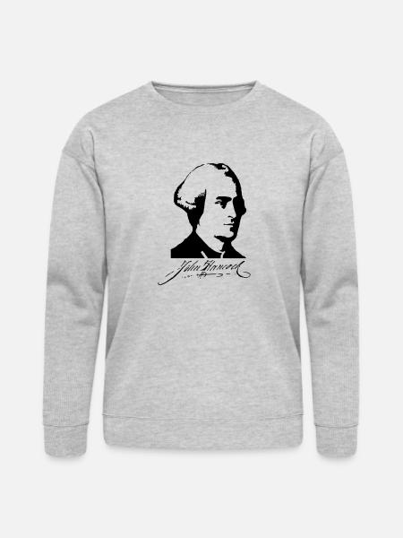 John Hancock - Bella + Canvas Unisex Sweatshirt - heather gray