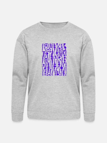 Cobalt Bubbles - Bella + Canvas Unisex Sweatshirt - heather gray