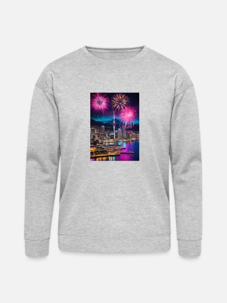 New Zealand - Bella + Canvas Unisex Sweatshirt - heather gray