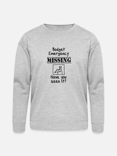 Budget Emergency - Bella + Canvas Unisex Sweatshirt - heather gray