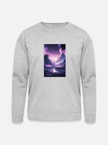 Landscape mutated - Bella + Canvas Unisex Sweatshirt - heather gray