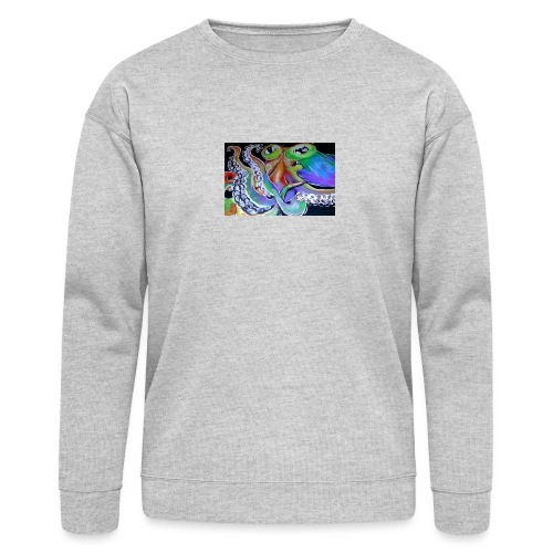 rainbow octopus - Bella + Canvas Unisex Sweatshirt