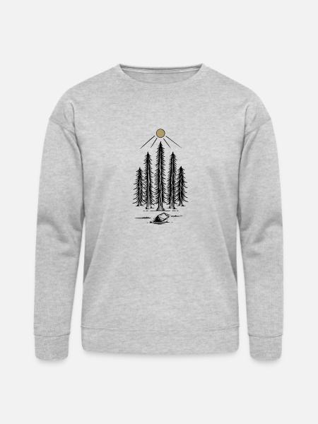 Camp Away - Bella + Canvas Unisex Sweatshirt - heather gray