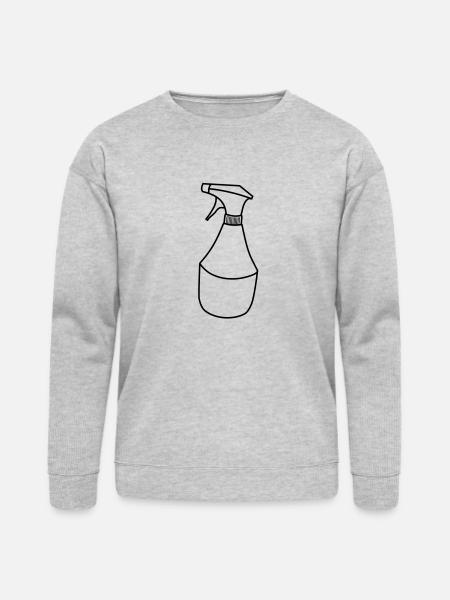 Cleaning detergent squirt bottle - Bella + Canvas Unisex Sweatshirt - heather gray