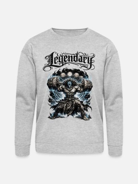 Legendary Thunderbruiser Titan  - Bella + Canvas Unisex Sweatshirt - heather gray