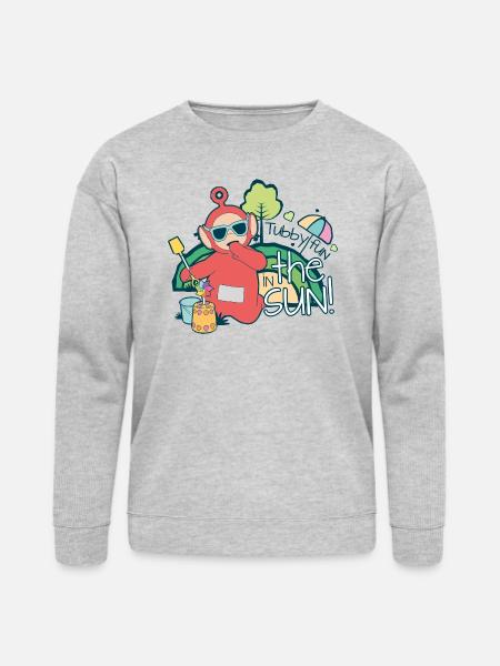 Teletubbies Fun In The Sun With Po - Bella + Canvas Unisex Sweatshirt - heather gray