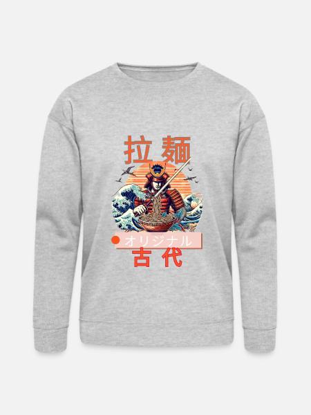 ramen - Bella + Canvas Unisex Sweatshirt - heather gray