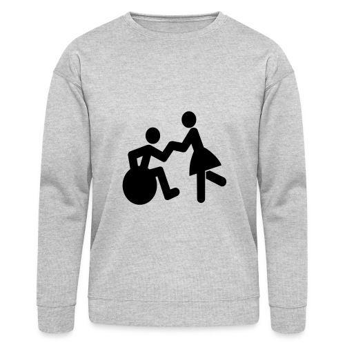 Dancing male wheelchair user with a lady * - Bella + Canvas Unisex Sweatshirt