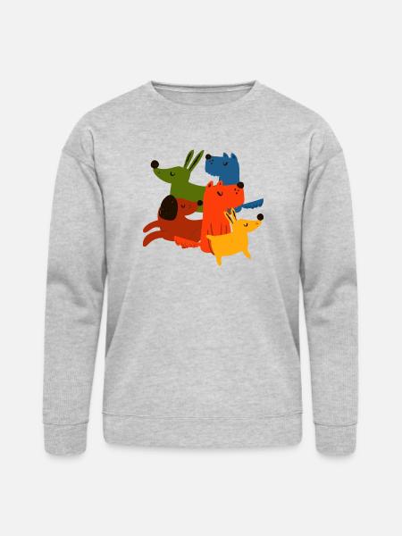 Diversity Dog - Bella + Canvas Unisex Sweatshirt - heather gray
