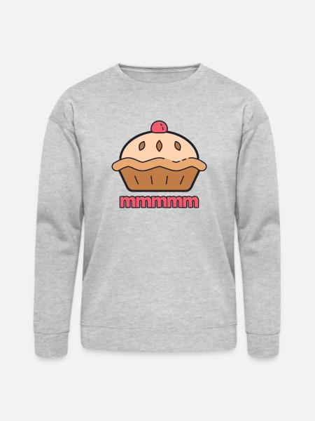 Mmmmm Pie - Bella + Canvas Unisex Sweatshirt - heather gray