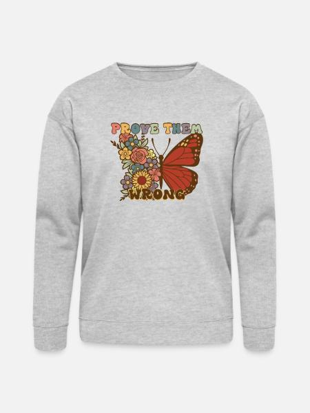 PROVE THEM WRONG - Bella + Canvas Unisex Sweatshirt - heather gray