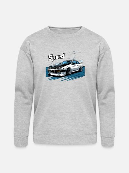 Toyota AE86 - Bella + Canvas Unisex Sweatshirt - heather gray