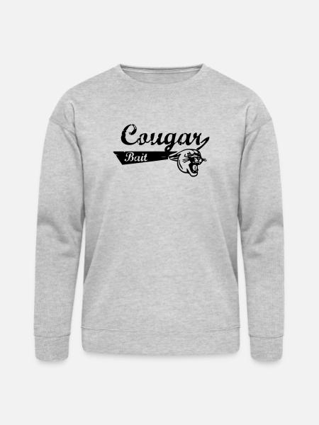 cougar bait - Bella + Canvas Unisex Sweatshirt - heather gray