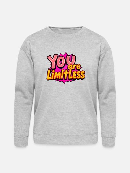 You Are Limitless - Bella + Canvas Unisex Sweatshirt - heather gray