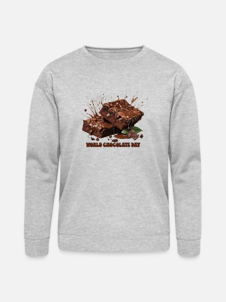 World Chocolate Day - Bella + Canvas Unisex Sweatshirt - heather gray