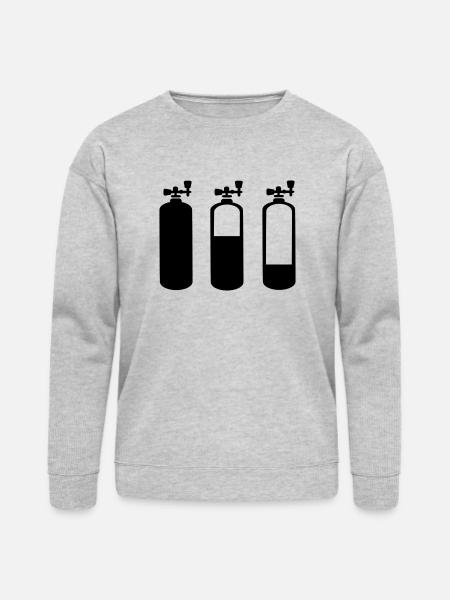 scuba diving - Bella + Canvas Unisex Sweatshirt - heather gray