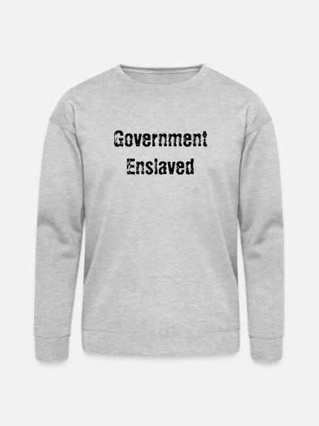 Government Enslaved - Bella + Canvas Unisex Sweatshirt - heather gray