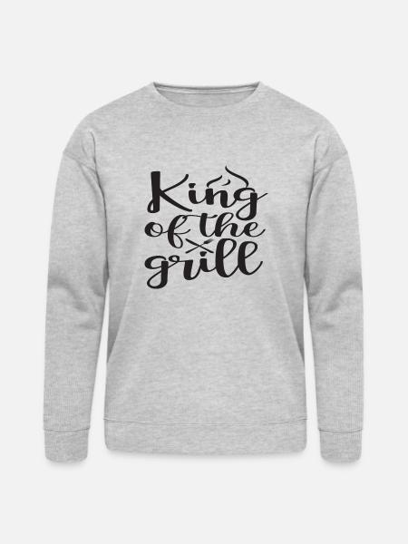 King of the Grill - Bella + Canvas Unisex Sweatshirt - heather gray
