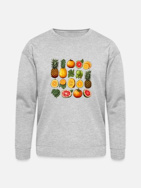 Fruits collection - Bella + Canvas Unisex Sweatshirt - heather gray
