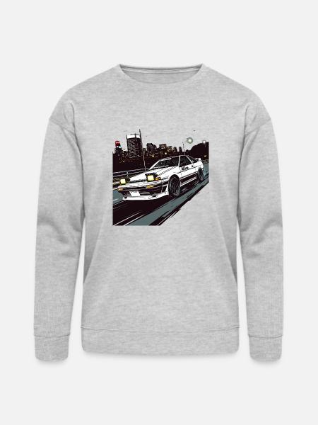 Toyota AE86 - Bella + Canvas Unisex Sweatshirt - heather gray