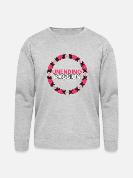 Unending Passion - Bella + Canvas Unisex Sweatshirt - heather gray