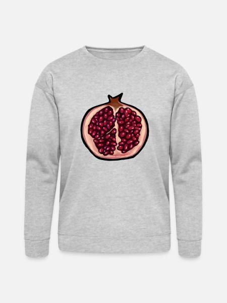 pomegranate - Bella + Canvas Unisex Sweatshirt - heather gray