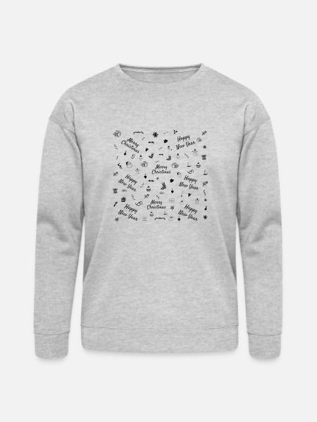 Christmas Ornaments - Bella + Canvas Unisex Sweatshirt - heather gray