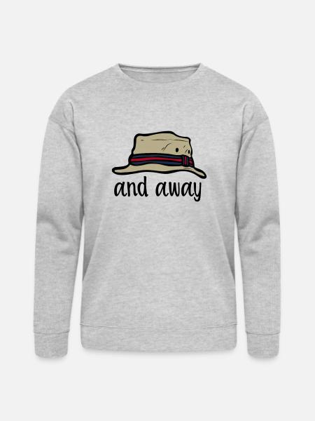 And Away - Bella + Canvas Unisex Sweatshirt - heather gray