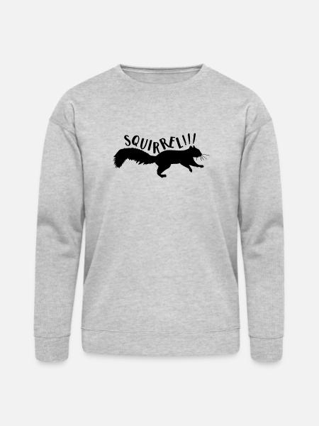 Squirrel - Bella + Canvas Unisex Sweatshirt - heather gray