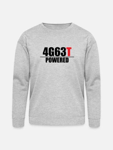 4G63T Powered - Bella + Canvas Unisex Sweatshirt - heather gray