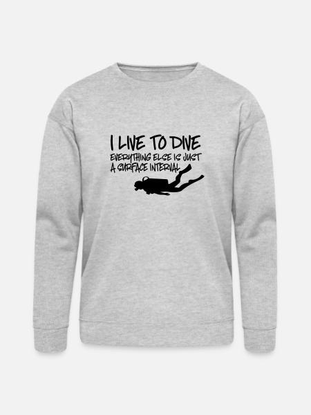 Scuba Diving - Bella + Canvas Unisex Sweatshirt - heather gray