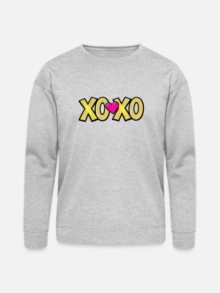 XOXO - Bella + Canvas Unisex Sweatshirt - heather gray