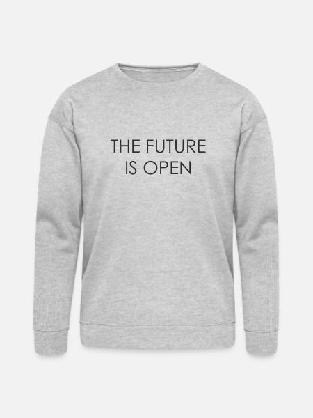 The Future Is Open - Bella + Canvas Unisex Sweatshirt - heather gray