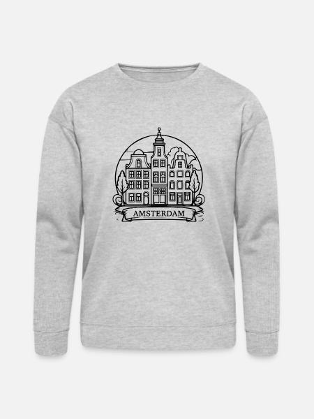 amsterdam - Bella + Canvas Unisex Sweatshirt - heather gray